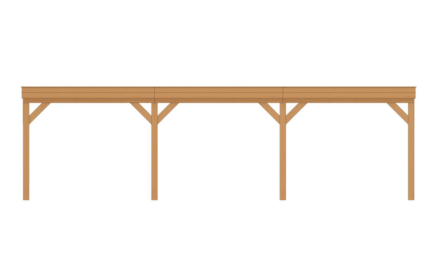 Buitenverblijf Sublime Plat dak - 900 x 300 cm
