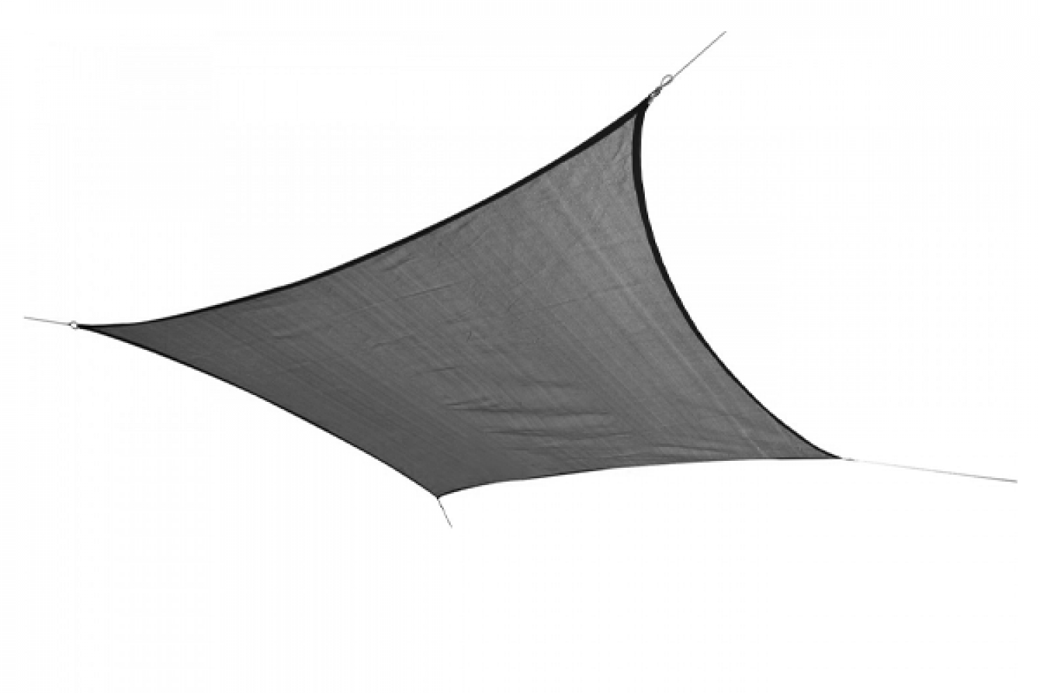 Schaduwdoek vierkant 500x500 cm - Zwart - SALE002
