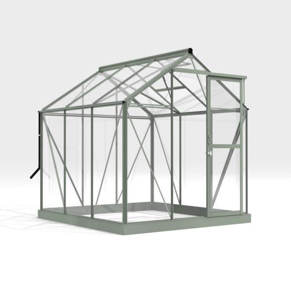 Royal Well Mary I aluminium tuinkas 212x222 cm groengrijs