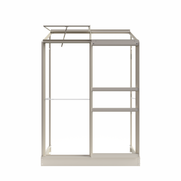 Muurkas Emma I - 132x69x194 cm - Wit - Veiligheidsglas