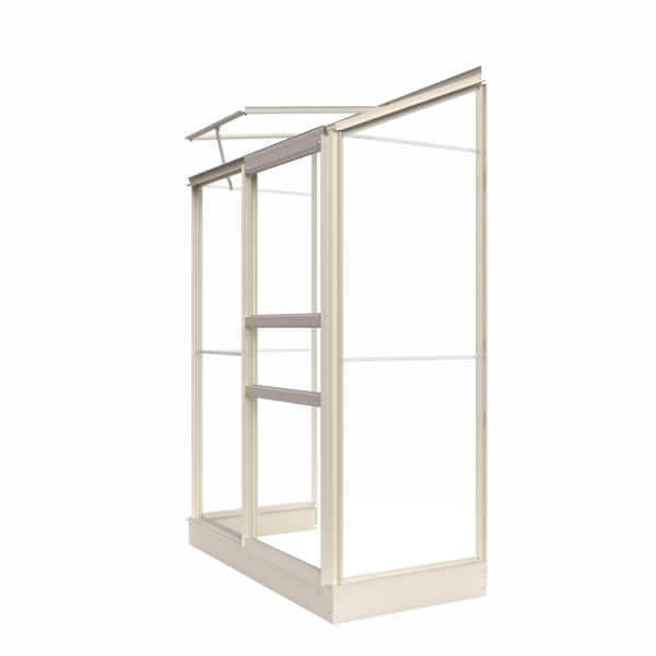 Muurkas Emma I - 132x69x194 cm - Wit - Veiligheidsglas