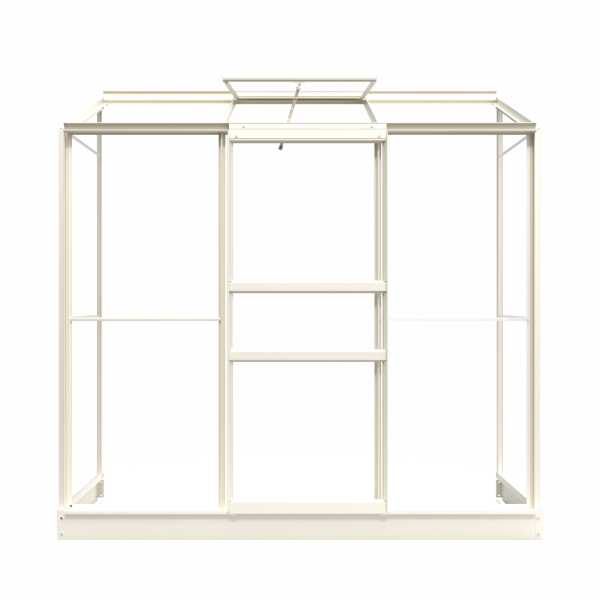 Muurkas Emma II - 194x69x194 cm - Wit - Veiligheidsglas