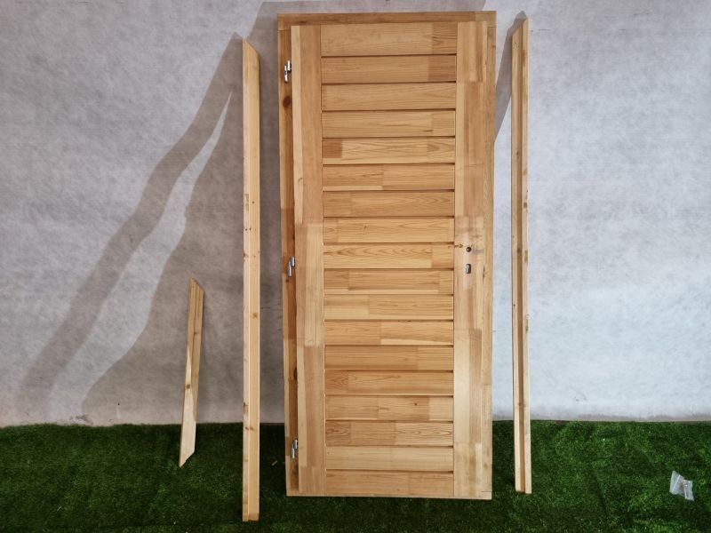 Houten enkele deur, blank – zonder sluitwerk (202,5 x 88 cm) - SALE25066