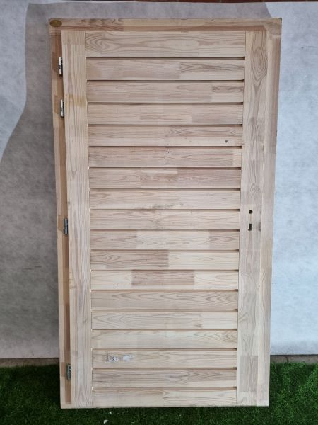 Enkele dichte deur, onbehandeld – linksopendraaiend (202,5 x 114 cm) - SALE25068