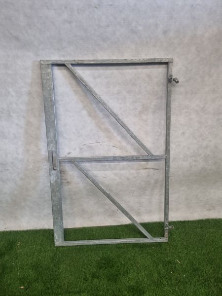 Stalen frame poortdeur – met hangwerk (154,5 x 100 cm) - SALE25087
