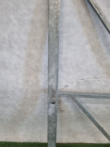 Stalen frame poortdeur – met hangwerk (154,5 x 100 cm) - SALE25087