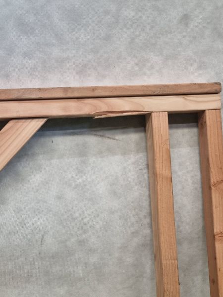 Veranda hekwerk – 163 x 73 cm, lichte beschadiging - SALE25098