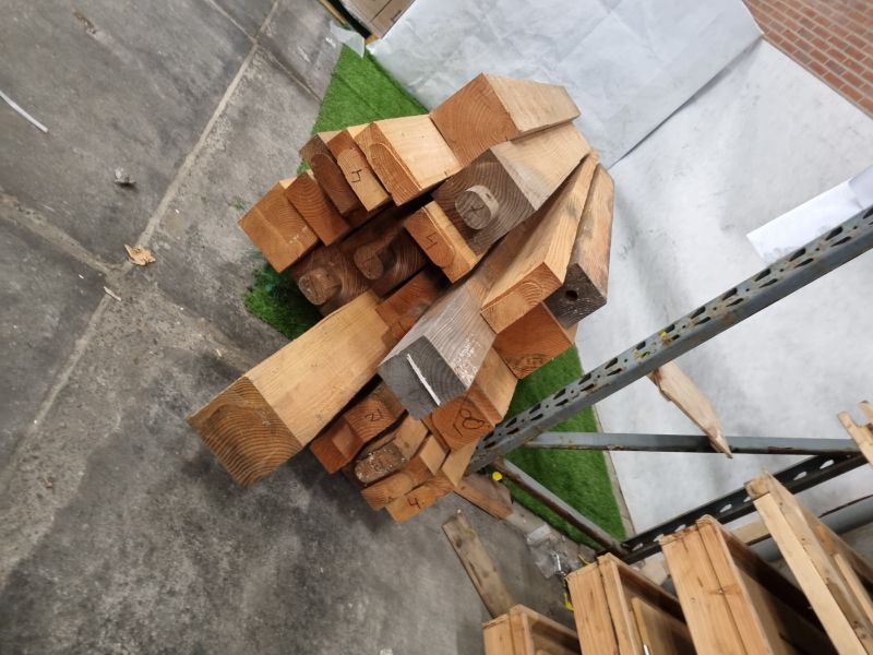 Partij fijnbezaagd Douglashout – diverse maten - SALE25169