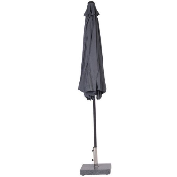 Lotus parasol - Ø300 cm - carbon black - dark grey
