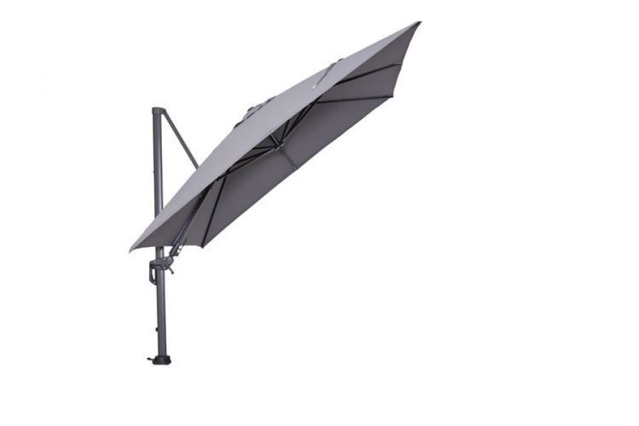 Hawaii parasol - 300x300 cm - carbon black - light grey