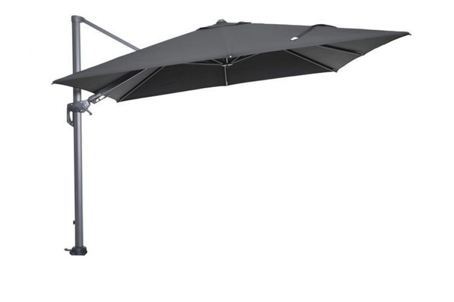 Hawaii parasol 300x300 cm carbon black - black