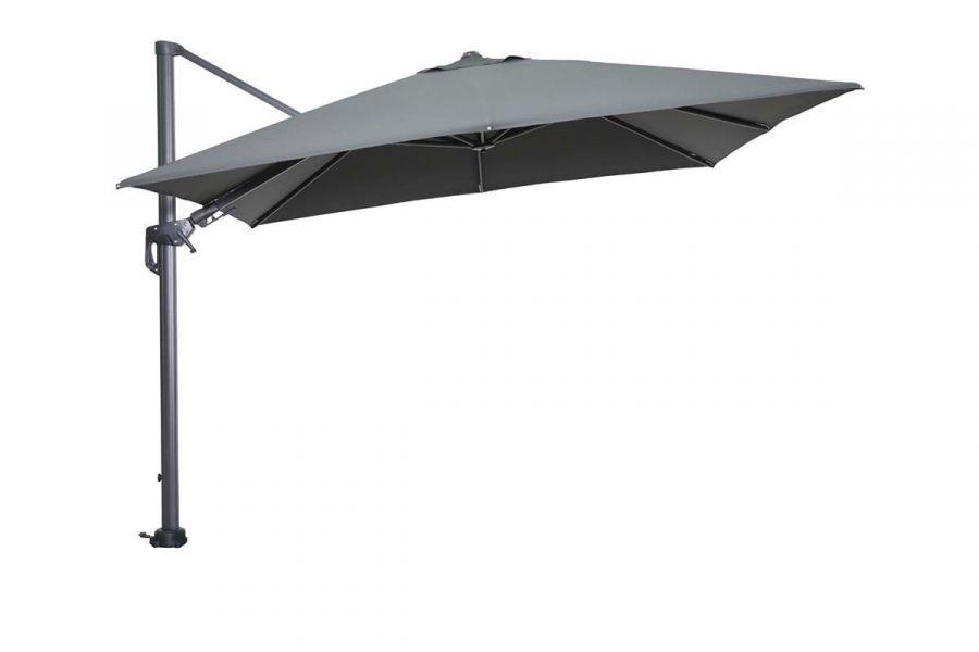 Hawaii parasol - 300x300 cm - carbon black - dark grey