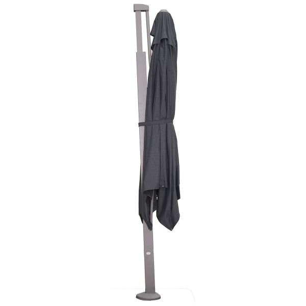 Garden Impressions Hawaii Emperor zweefparasol - 300x400 cm taupe / antraciet