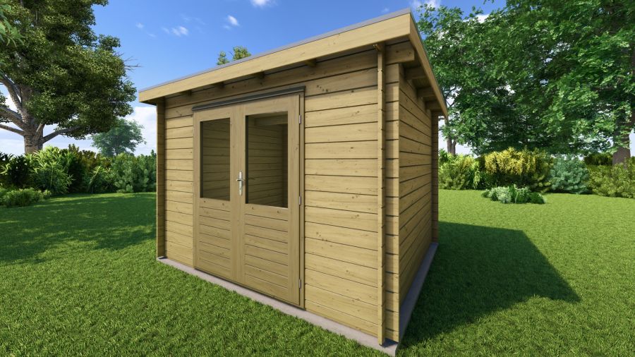 Classicline Blokhut Gelderland Geïmpregneerd 300x250