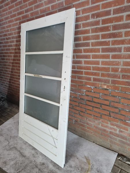 Enkele houten deur wit 101 x 180,2 cm - SALE25037