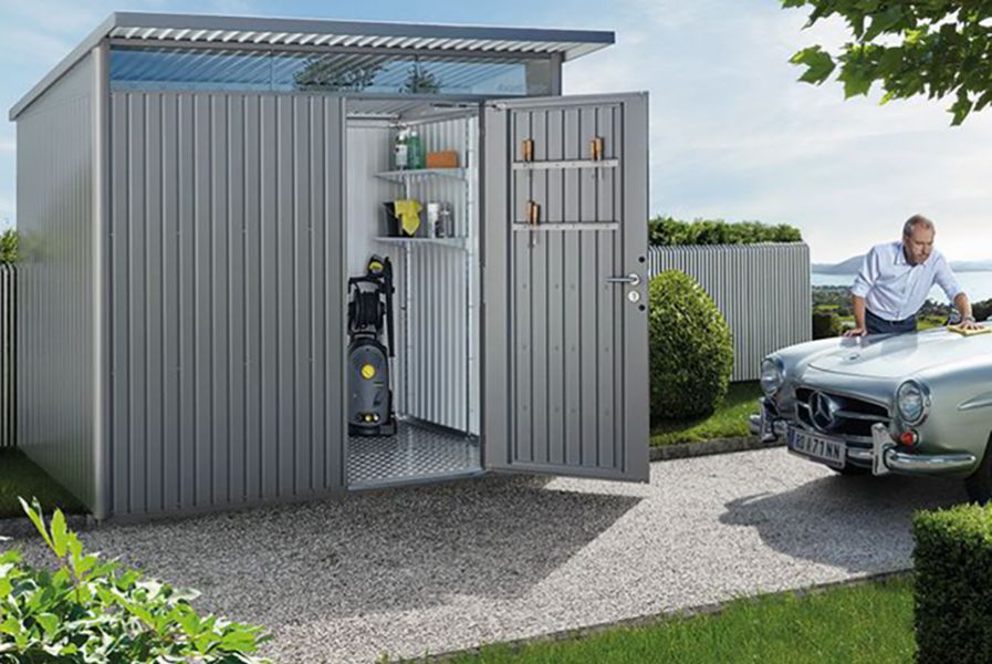 Metalen Berging AvantGarde A6 260x260x220 cm met enkele deur
