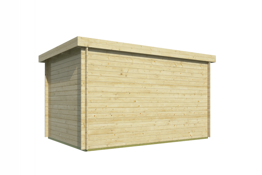Blokhut Uddel 380 x 260 cm - Red class wood geïmpregneerd