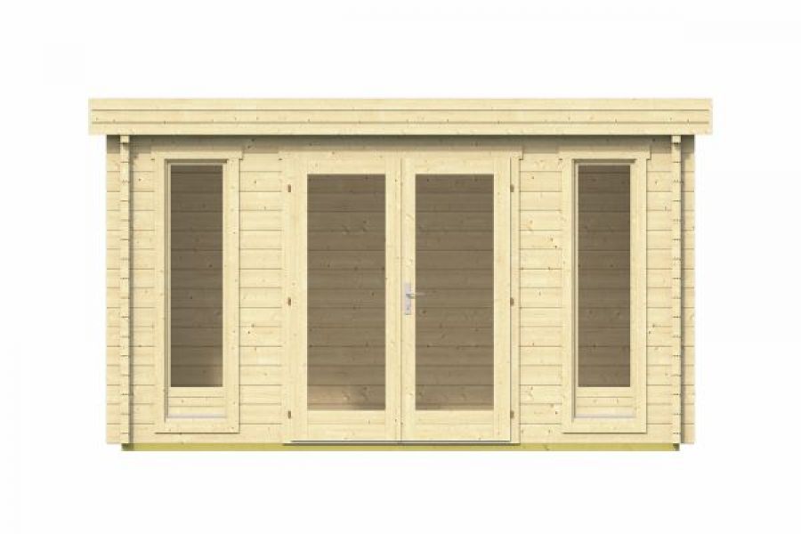 Tuindeco Victoria Blokhut 410x300 cm 58 mm honinggeel geimpregneerd