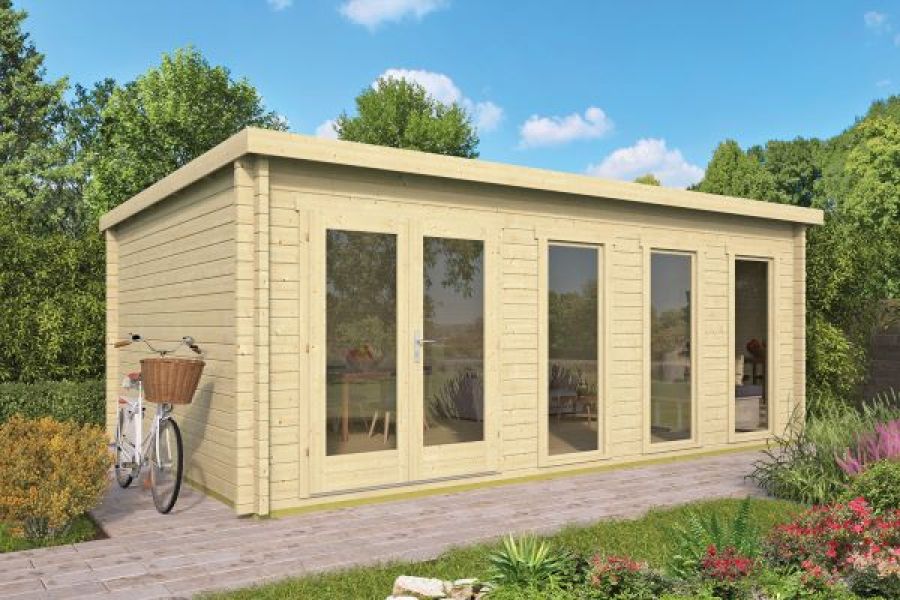 Blokhut Gabriella 595x400 cm