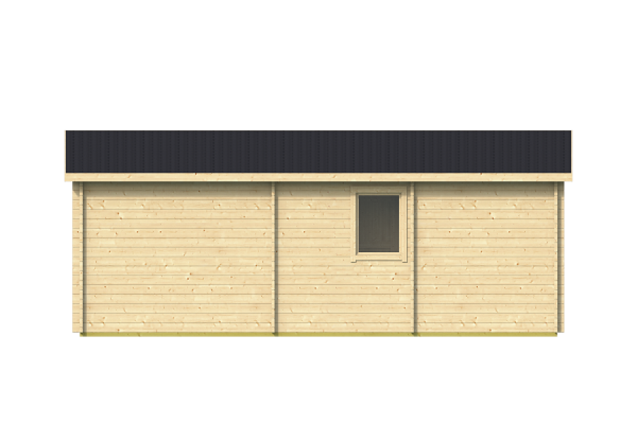 Tuindeco Moderna Blokhut 702x532 cm 44mm vuren blank