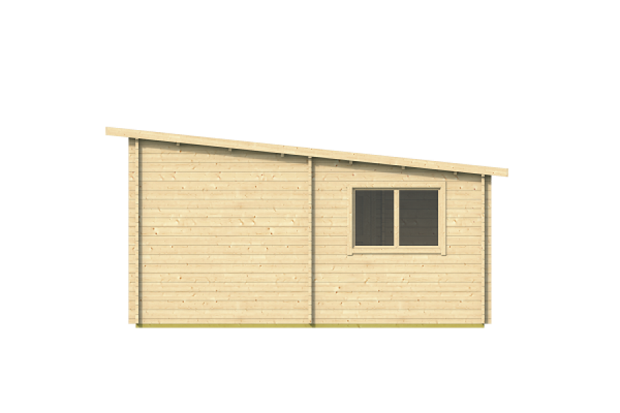 Tuindeco Moderna Blokhut 702x532 cm 44mm vuren blank