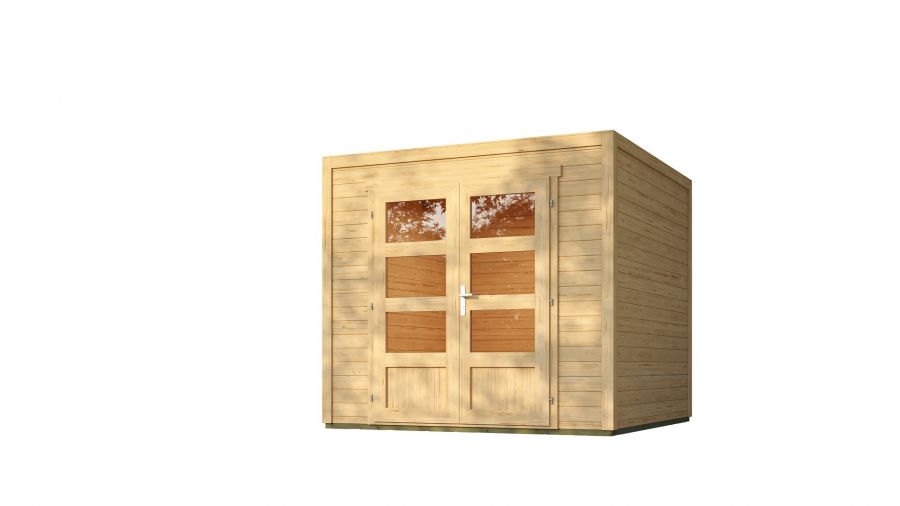 Outdoor Life Quby blokhut 250x250 cm 28 mm vuren blank