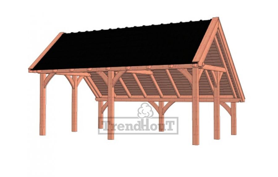 Trendhout kapschuur de Hoeve XL 635x440 - basis