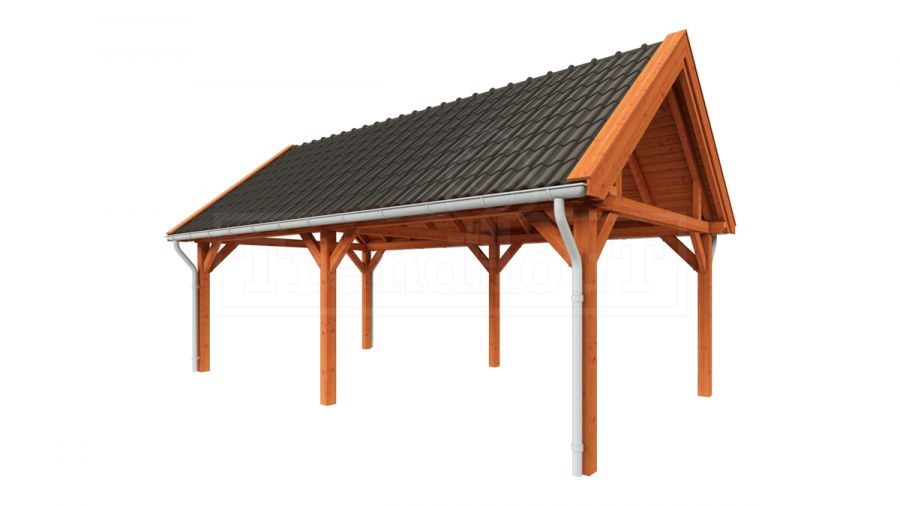 Buitenverblijf zadeldak XL 770x440 cm