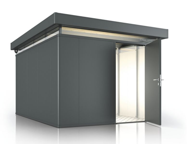 Biohort CasaNova 3x5 met draairichting rechts - donkergrijs metallic
