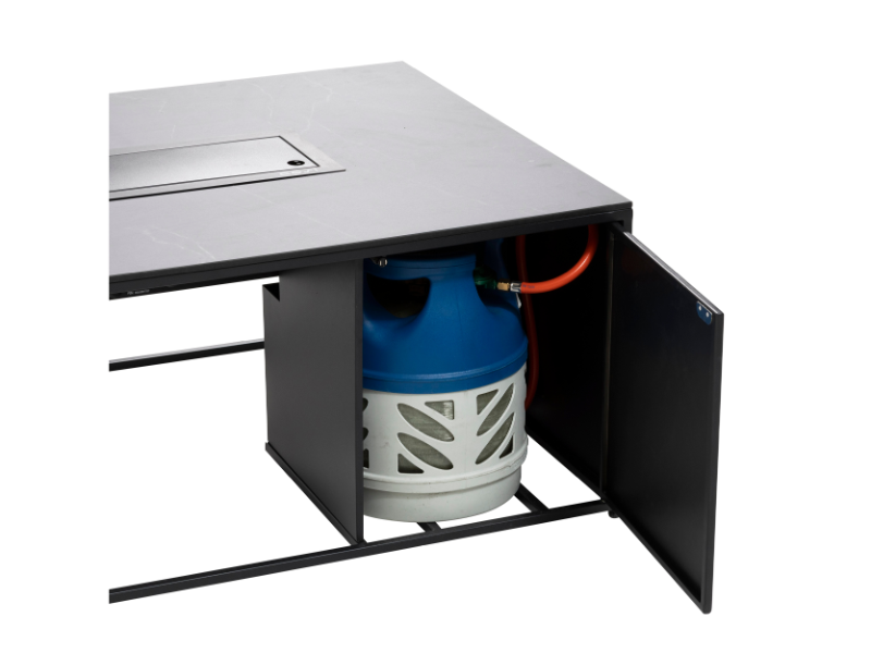 Cosidesign Line 120 zwart/keramiek 120x80x47 cm OP=OP