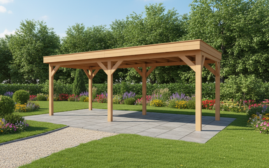 YARD Outdoor SUBLIME overkapping 600x350 cm Douglas blank