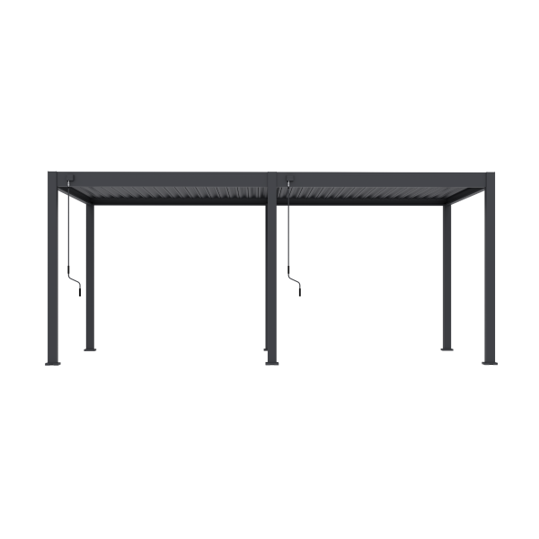 Tuindeco Advance Line vrijstaande aluminium overkapping 300x600x255 cm antraciet