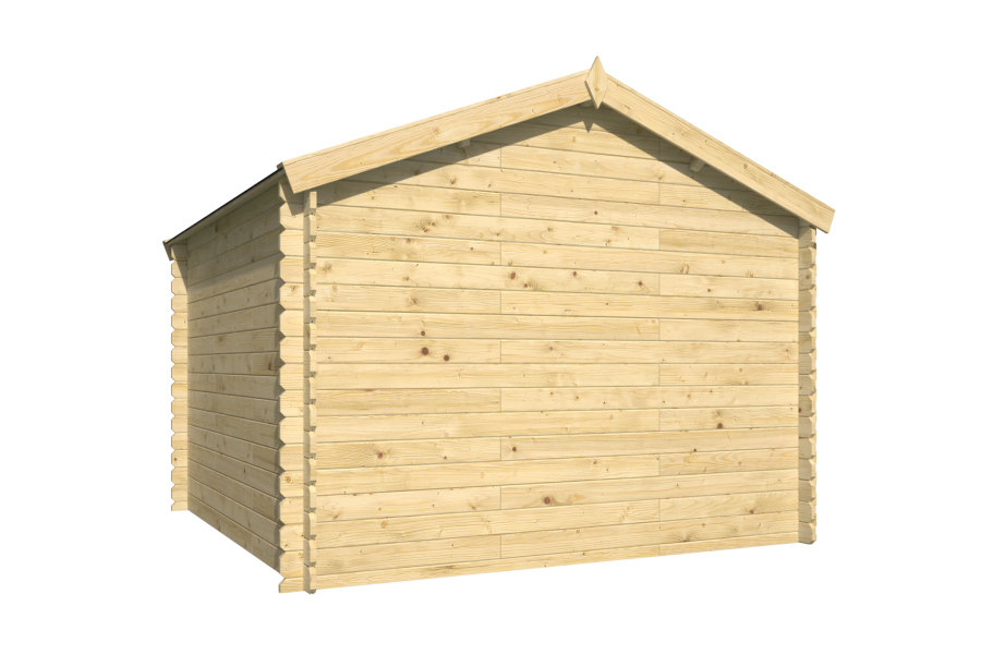 Tuindeco Noja Blokhut 300x300 cm 28 mm vuren red class wood geïmpregneerd