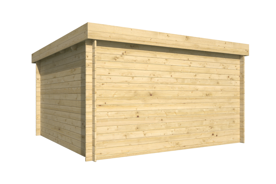 Tuindeco Greta Blokhut 340x340 cm 28 mm vuren honing geïmpregneerd