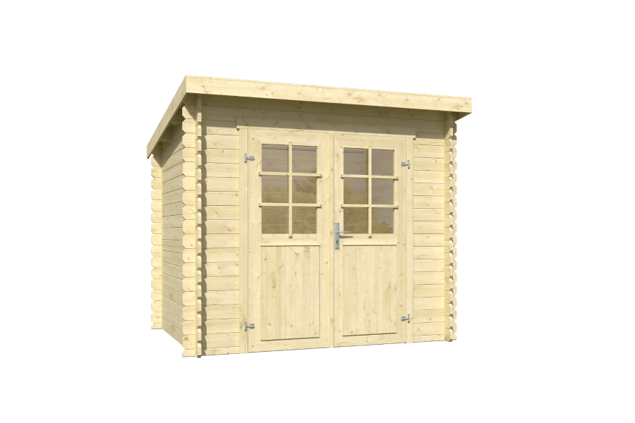 Outdoor Life Indi Blokhut 250x195 cm 28 mm vuren blank