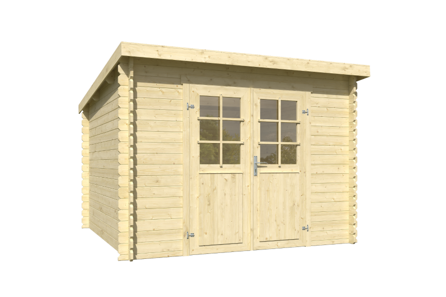 Outdoor Life Nadia Blokhut 295x295 cm 28 mm vuren blank