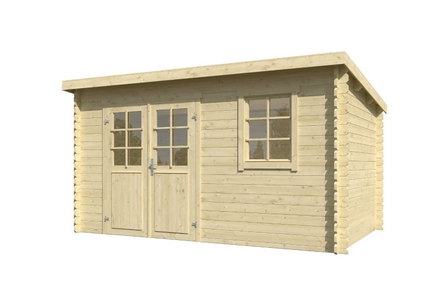 Outdoor Life Amira Blokhut 400x250 cm 28 mm vuren blank