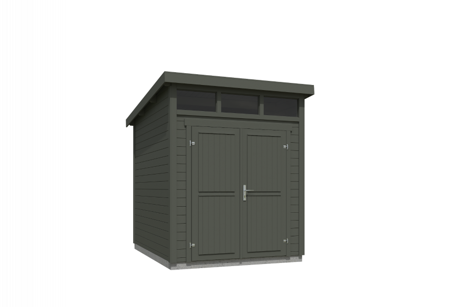 Tuinhuis Kibo 1 250x200 cm - Green Grey gecoat - second