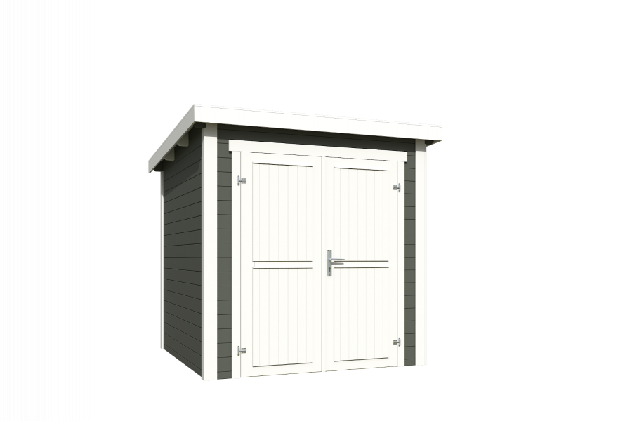 Tuinhuis Sara 200x200 cm - Green Grey-wit gecoat - second