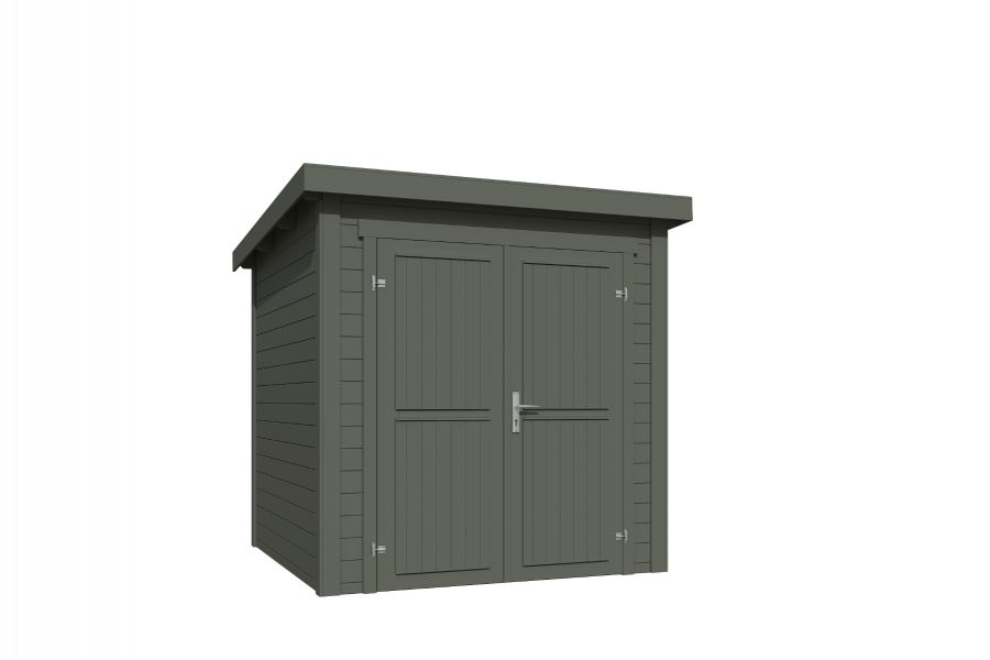 Tuinhuis Sara 200x200 cm - Green Grey gecoat - second