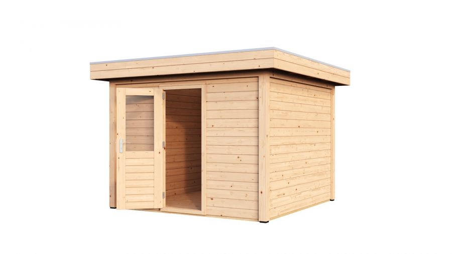 Lugarde Select Modern tuinhuis Groningen 300x300cm - Onbehandeld
