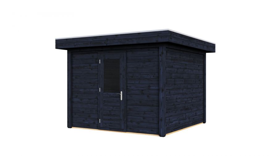 Lugarde Select Modern tuinhuis Groningen 300x300cm - Zwarte olie