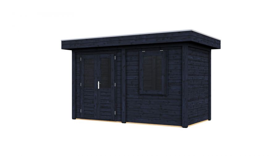 Lugarde Select Modern tuinhuis Gorssel 388x200cm - Zwarte olie