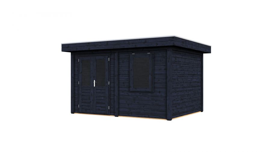 Lugarde Select Modern tuinhuis Bodegraven 388x300cm - Zwarte olie
