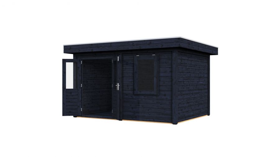 Lugarde Select Modern tuinhuis Bodegraven 388x300cm - Zwarte olie