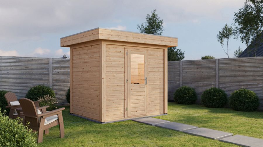 Lugarde Select Modern tuinhuis Aalsmeer 250x200cm - Onbehandeld