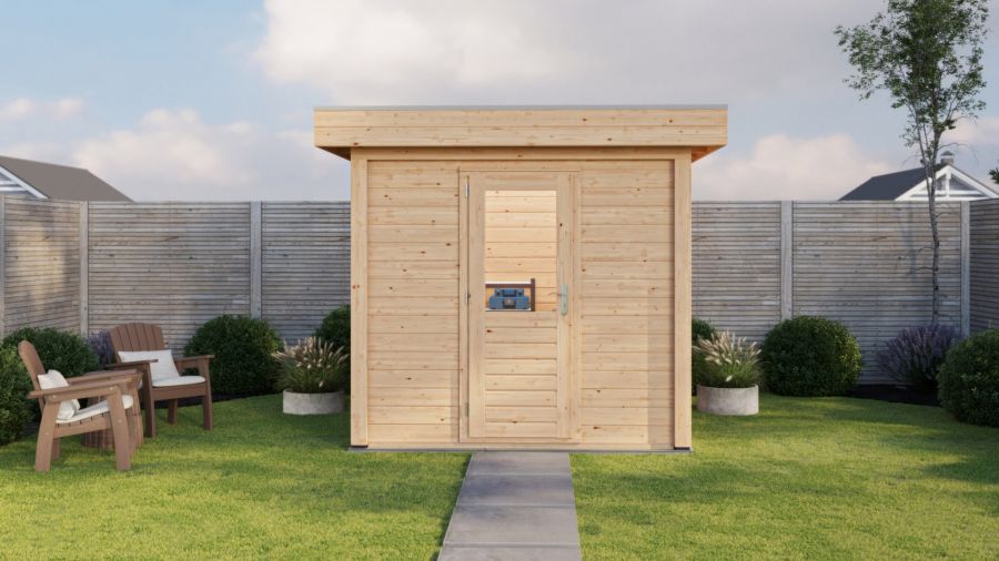 Lugarde Select Modern tuinhuis Aalsmeer 250x200cm - Onbehandeld