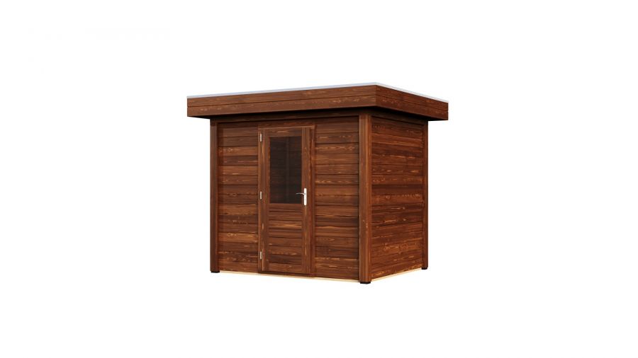 Lugarde Select Modern tuinhuis Aalsmeer 250x200cm - Bruine olie