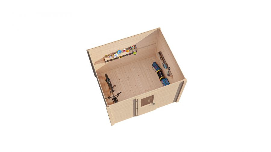 Lugarde Select Modern tuinhuis Amsterdam 300x250cm - Onbehandeld