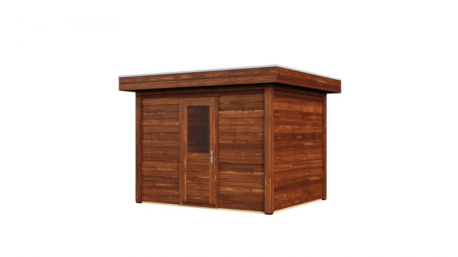 Lugarde Select Modern tuinhuis Amsterdam 300x250cm - Bruine olie